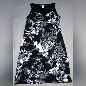 White House Black Market Sleeveless Lined Dress Sz S EUC